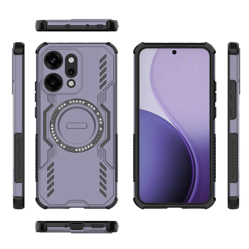 Load image into Gallery viewer, [Magsafe Compatible] OPPO A5 Pro 5G PC + TPU Magnetic Butterfly Armor Case With Hollow Heat Dissipation
