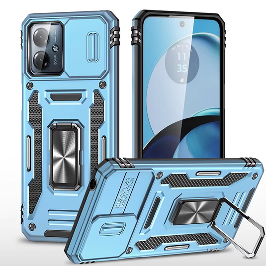 [Built-in Stand]  Motorola Moto G14 Full-Coverage Shockproof Anti-Slip Essentials Series Case