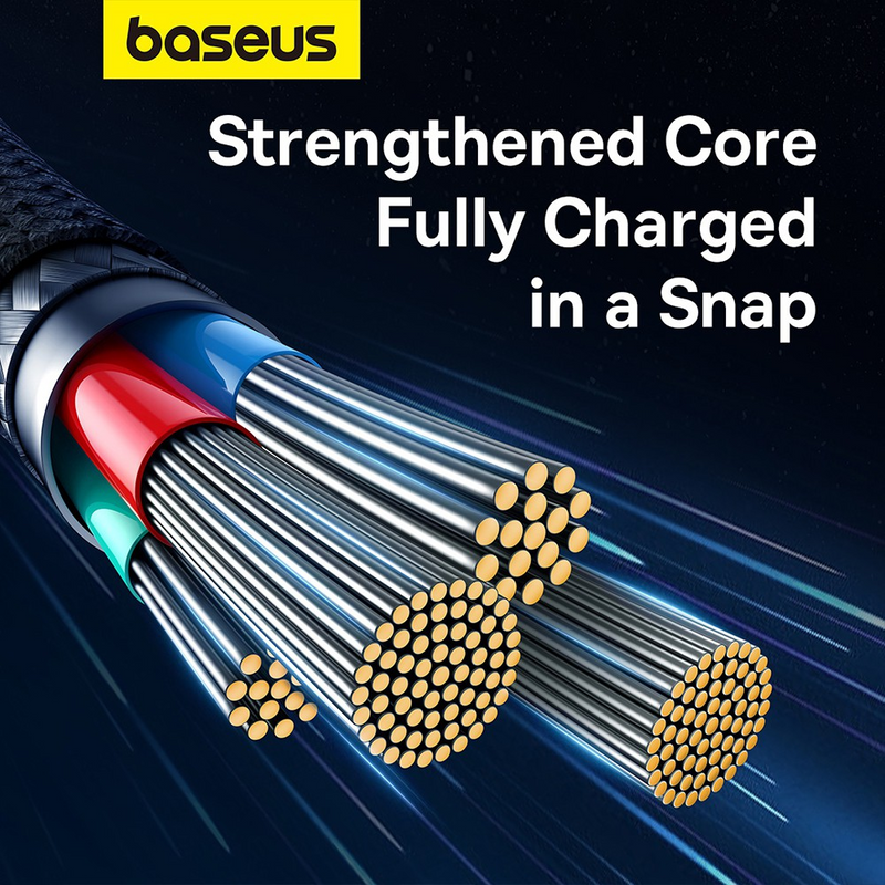 Load image into Gallery viewer, Baseus Unbreakable Series Fast Charging Data Cable USB to iP 2.4A 2m
