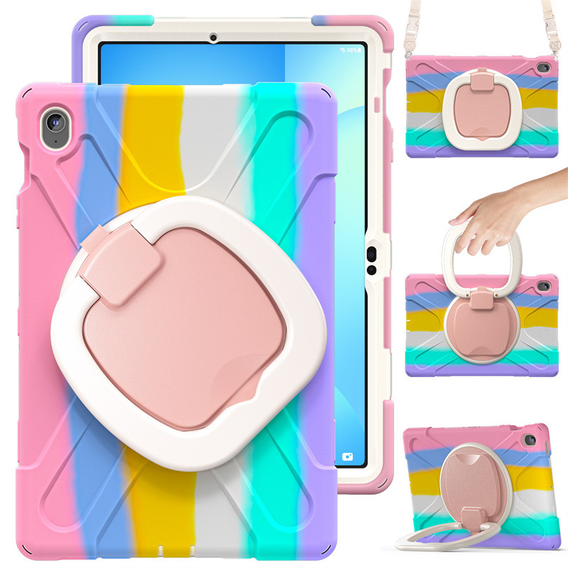 Load image into Gallery viewer, Samsung Tab S10 FE Plus 13.1&quot; 2025 - 360 Degree Rotation Heavy Duty EVA Kid Friendly Ring Holder Stand Case - i-Station Mobile Phone &amp; Electronic Device Repair and Accessories

