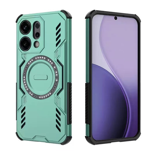 [Magsafe Compatible] OPPO A5 Pro 5G PC + TPU Magnetic Butterfly Armor Case With Hollow Heat Dissipation