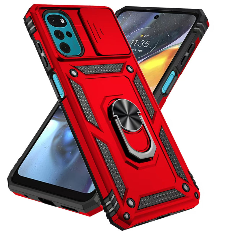 Load image into Gallery viewer, [Built-in Ring Bracket][With Slide Lens Cover] Xiaomi Redmi K60 Ultra Magnetic Kickstand Shockproof Heavy Duty Series Case
