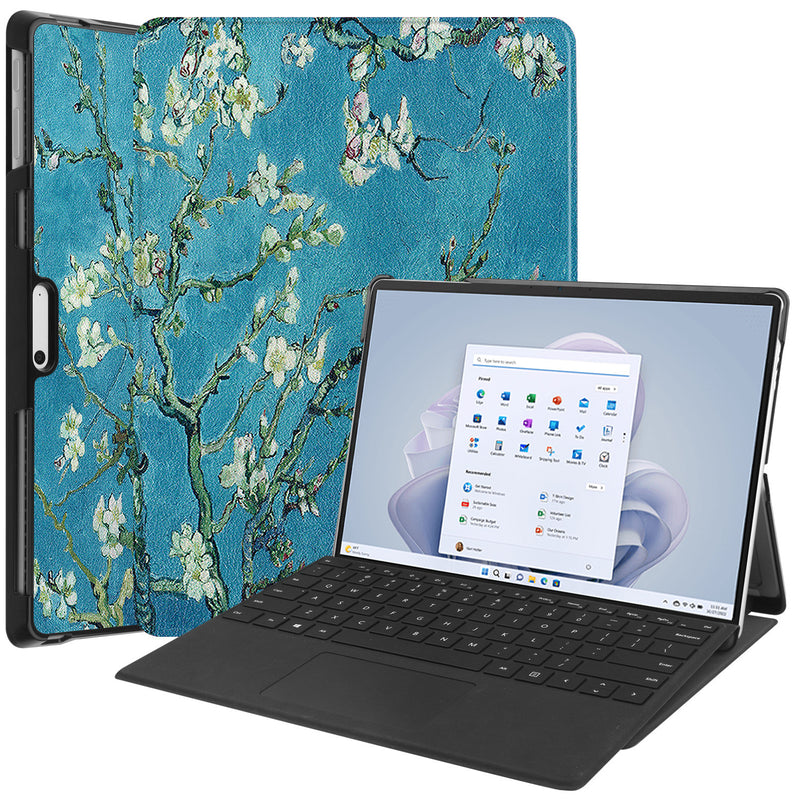 Load image into Gallery viewer, [With Pen Slot] Microsoft Surface Pro 9/10/11 - Business PU Leather Flip Cover Shockproof Case
