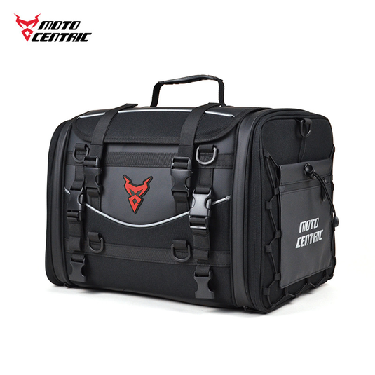 MOTOCENTRIC Motorcycle Rear Seat Bag 35L – Waterproof, Large Capacity, Multi-Functional Travel Bag (Expandable up to 50L)