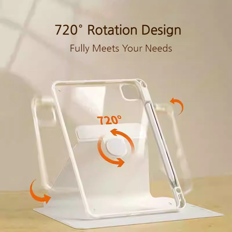 Load image into Gallery viewer, [Built-in Pen Slot] Apple iPad Air 11-inch M2/M3 (2024/2025) SpongeBob Smart 360° Degree Rotate Stand Shockproof Flip Cover Case
