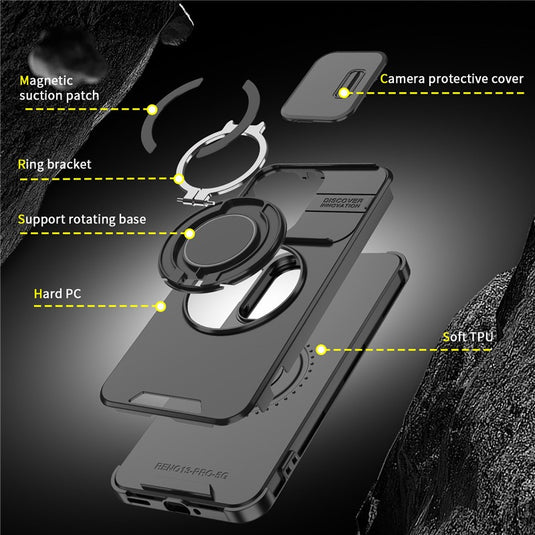 [Built-in Kickstand] OPPO A5 Pro - Rugged Shockproof Heavy Duty Series Case