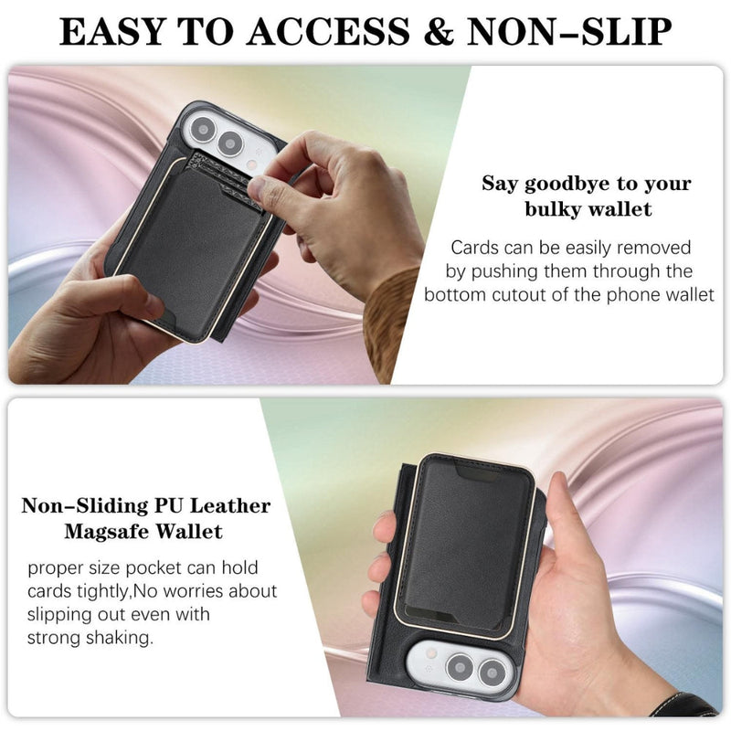 Load image into Gallery viewer, Apple iPhone Duo - Kalebol Slim MagSafe Ring Magnetic Card Bag Leather Phone Case - Polar Tech Australia
