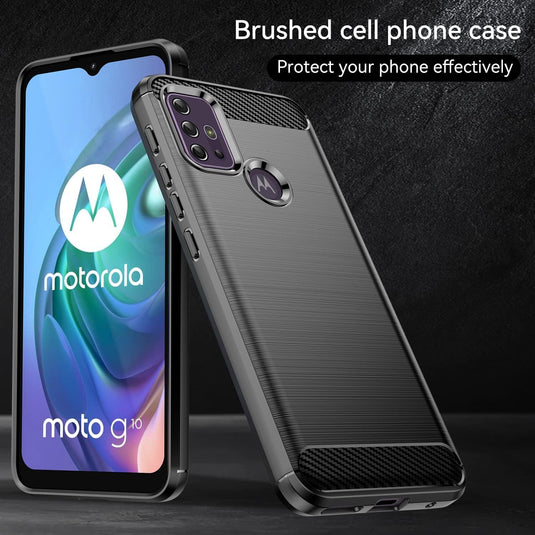 Motorola Moto G30/G20/G10/G10 Power 2021 - Shield Shockproof Rugged Heavy Duty Case With 2PC 9H Glass Screen Protector