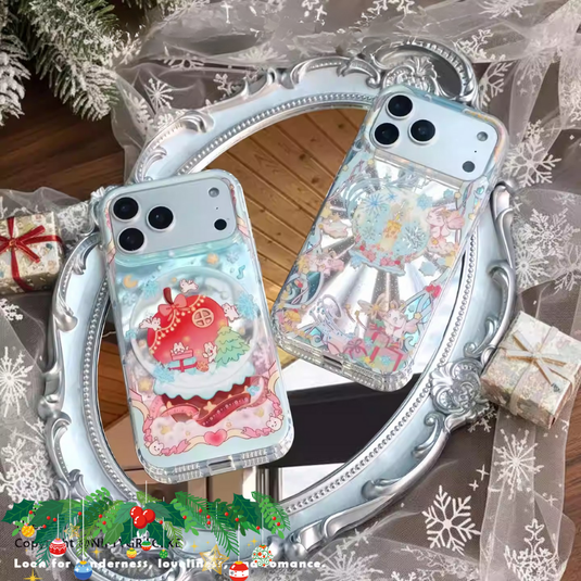 Apple iPhone 17/Pro/Pro Max - Christmas Cartoon Double-Layer Phone Case