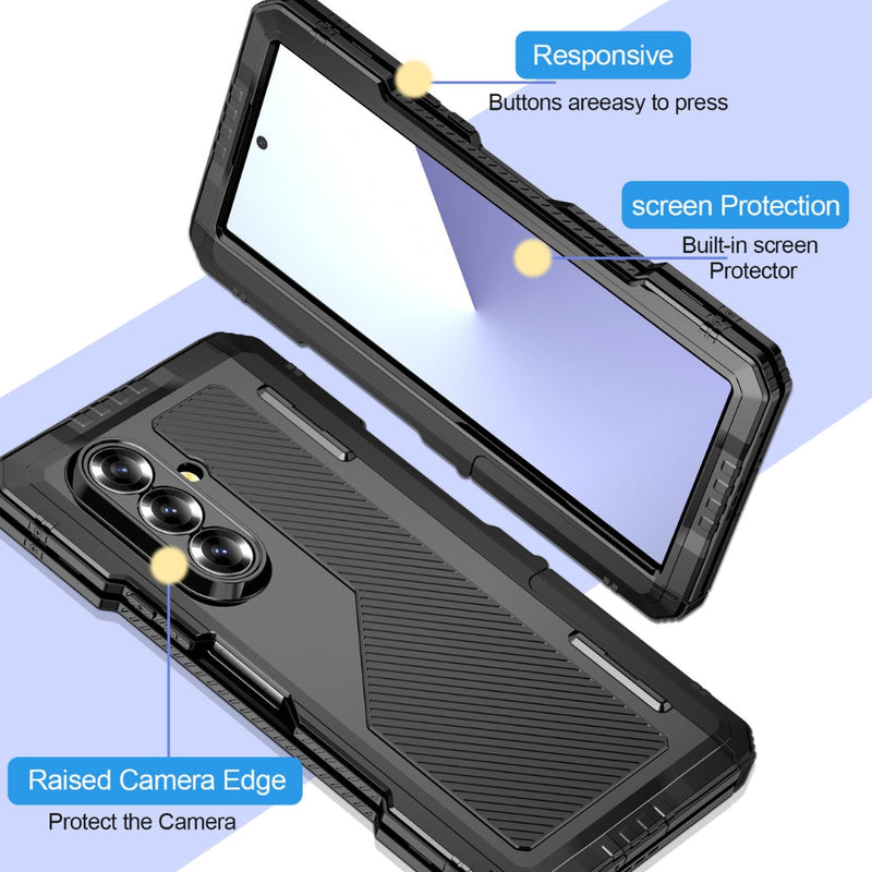 Load image into Gallery viewer, Samsung Galaxy Z Fold7 5G - Drop Proof Dustproof Metal Phone Case - Polar Tech Australia
