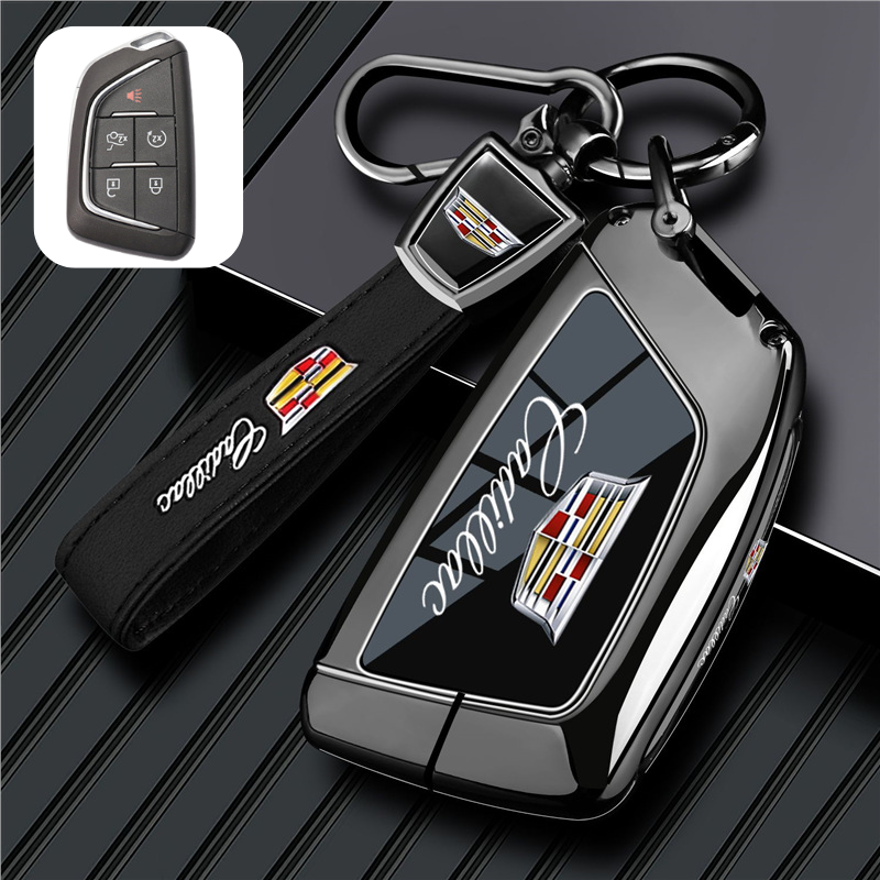 Load image into Gallery viewer, Cadillac Stylish with Cool Shockproof Car Key Protective Fob Case Cover For XT5, XT4, XT6, CT4, CT5, CT6, ATS-L, XTS, TS-L - i-Station Mobile Phone &amp; Electronic Device Repair and Accessories
