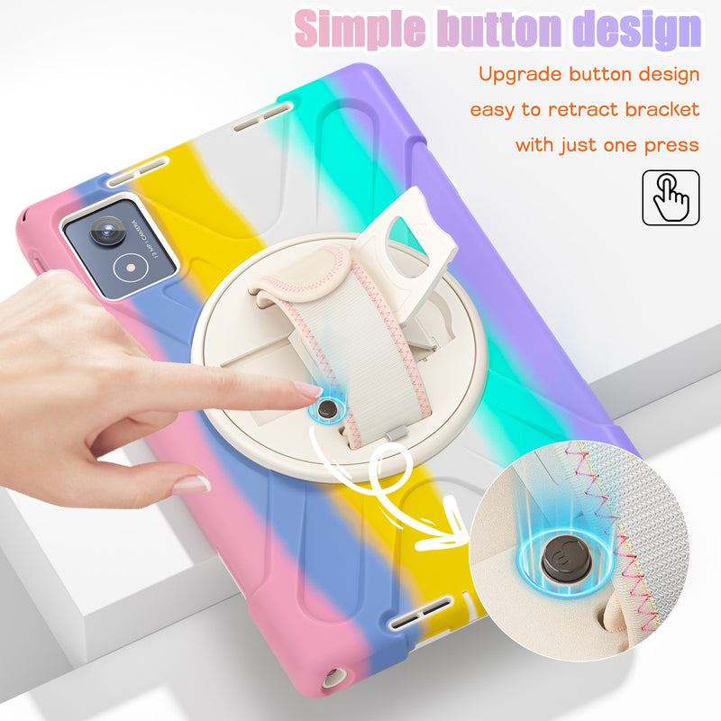 Load image into Gallery viewer, [Built-in Stand] Lenovo Tab K11 Plus 11.45&quot; 2024 (TB352FU/XU) - Kid Shockproof Heavy Duty Series Case With Shoulder Strap
