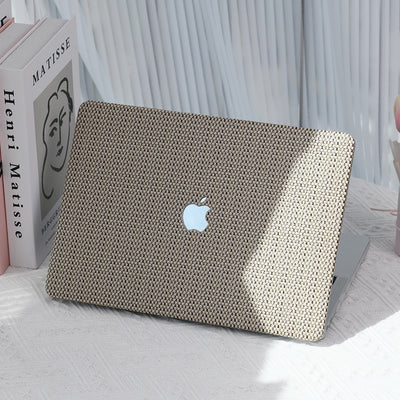 MacBook Retina 12" (A1534) - Checkered Pattern Leather Protective Case - i-Station Mobile Phone & Electronic Device Repair and Accessories
