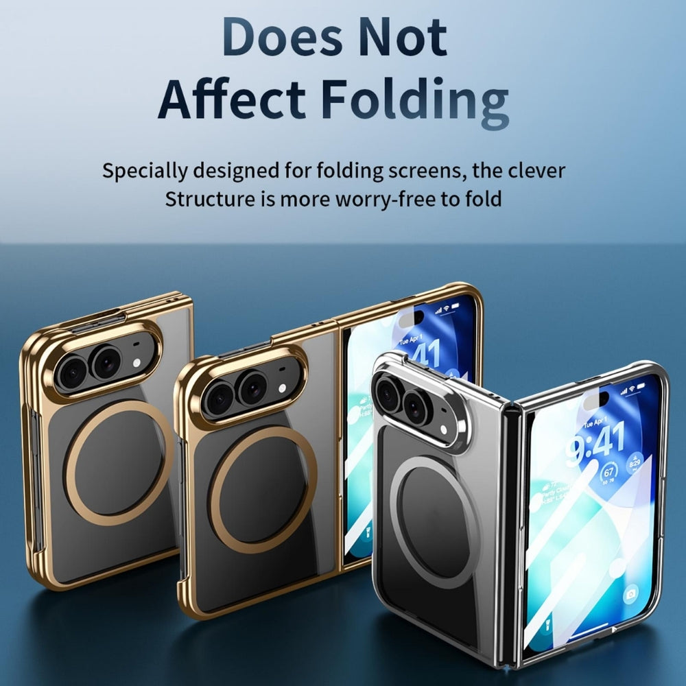 Apple iPhone Duo - Clear Plated Magnetic Integrated Film Phone Case - Polar Tech Australia