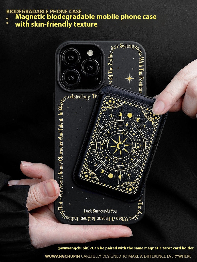 Load image into Gallery viewer, [Magsafe Compatible][With Card Holder] Apple iPhone 13 / Pro / Pro Max Constellation tarot card design style Shockproof Fashion Series Case
