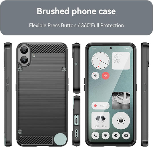 Nothing CMF Phone 1 - Shield Shockproof Rugged Heavy Duty Case  With 2PC Tempered Glass Screen Protector