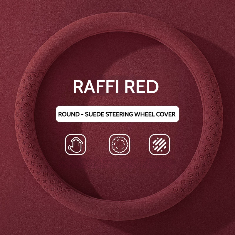 Load image into Gallery viewer, Mercedes-Benz Suede Leather Printed Pattern Process Steering Wheel Cover For C Class, E Class, S Class, GLA, GLB, GLK, GLC, GLE - i-Station Mobile Phone &amp; Electronic Device Repair and Accessories
