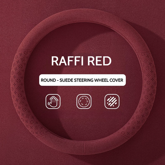 Mercedes-Benz Suede Leather Printed Pattern Process Steering Wheel Cover For C Class, E Class, S Class, GLA, GLB, GLK, GLC, GLE - i-Station Mobile Phone & Electronic Device Repair and Accessories