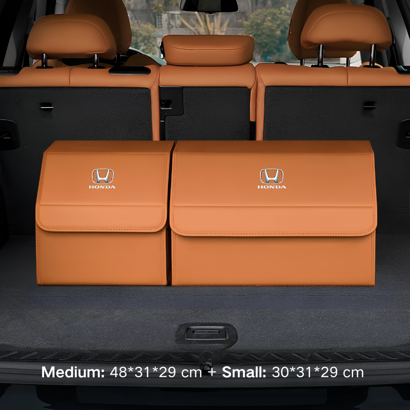 Load image into Gallery viewer, Honda Microfiber Leather Car Trunk Storage Box for Accord, CR-V, Avancier, XR-V, Civic, Vezel, Breeze
