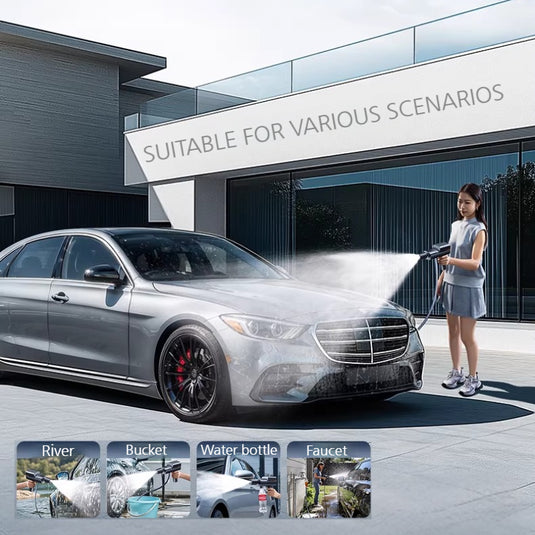 Torras Cordless High-Pressure Car Washer Portable Electric Cleaning Gun - i-Station Mobile Phone & Electronic Device Repair and Accessories