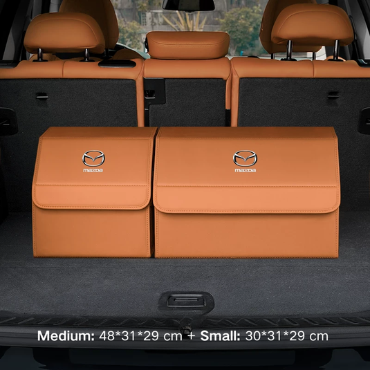Mazda Microfiber Leather Car Trunk Storage Box for Mazda 6, Mazda 3, CX-30, Atenza, CX-4, CX-5