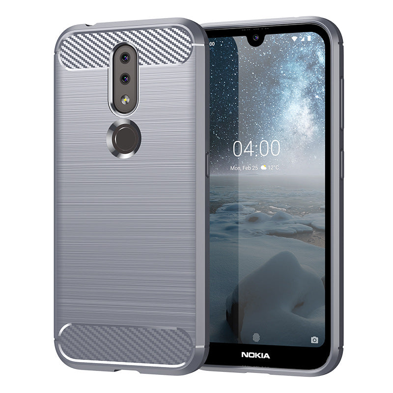 Load image into Gallery viewer, Nokia 4.2 - Shield Shockproof Rugged Heavy Duty Case With 2PC 9H Tempered Glass Screen Protector
