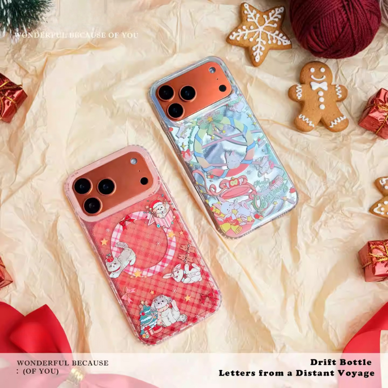 Load image into Gallery viewer, [Magsafe Compatible] Apple iPhone 17/Pro/Pro Max - Christmas Double-Layer Matte Shockproof Case
