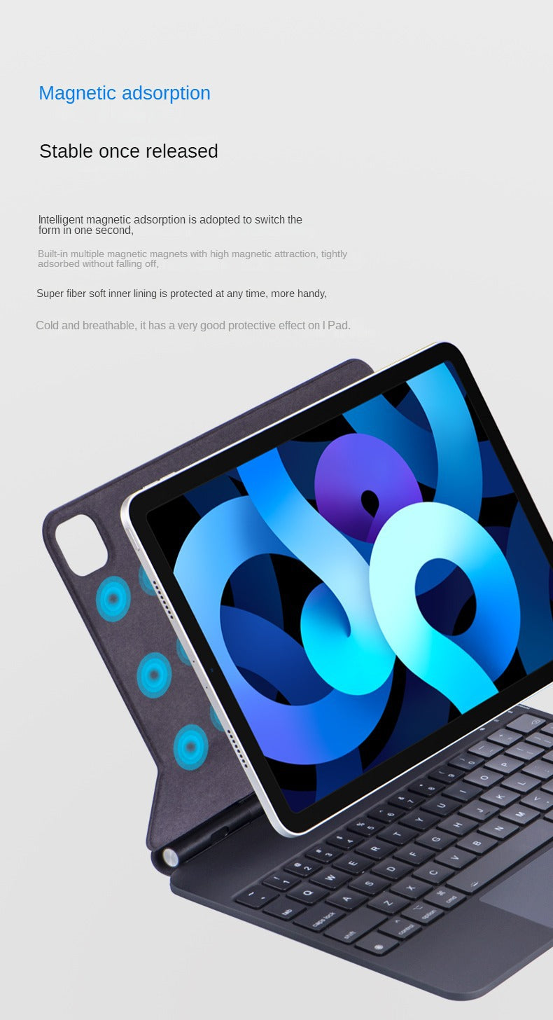 Load image into Gallery viewer, [Apple Magic Keybord][Built-in Trackpad] Apple iPad Air 10.9&#39;&#39; 4/5th Gen (2020/2022) - Floating Cantilever Stand Great Typing Experience iPad Magnetic Suspension Keyboard With BackLight Case
