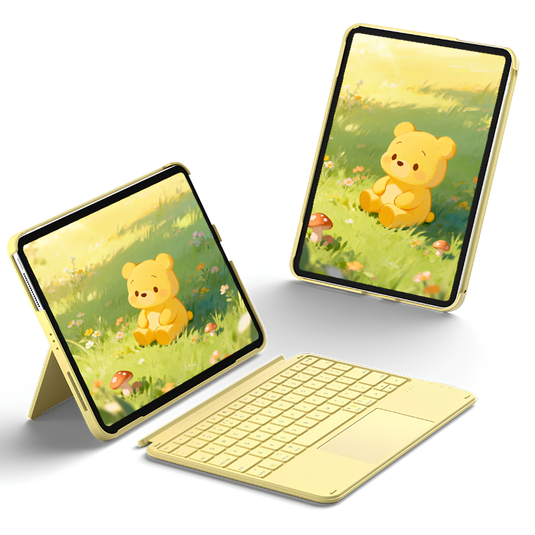 [Detachable] Apple iPad Pro 11-inch 1st/2nd/3rd/4th Gen (2018/2020/2021/2022) Inateck Magnetic Touchpad Wireless Keyboard Case - i-Station Mobile Phone & Electronic Device Repair and Accessories