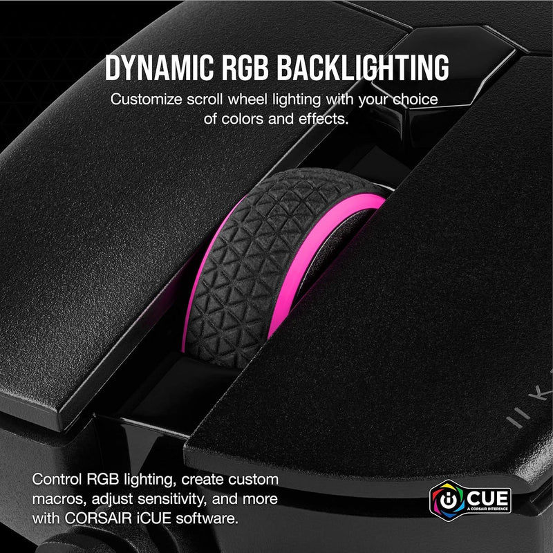 Load image into Gallery viewer, CORSAIR KATAR PRO Ultra-Light Gaming Mouse - FPS/MOBA Mouse, Symmetric Shape, 12,400 DPI Optical Sensor, 6 Programmable Buttons, Plug-and-Play, RGB Backlighting, for Claw and Fingertip Grips
