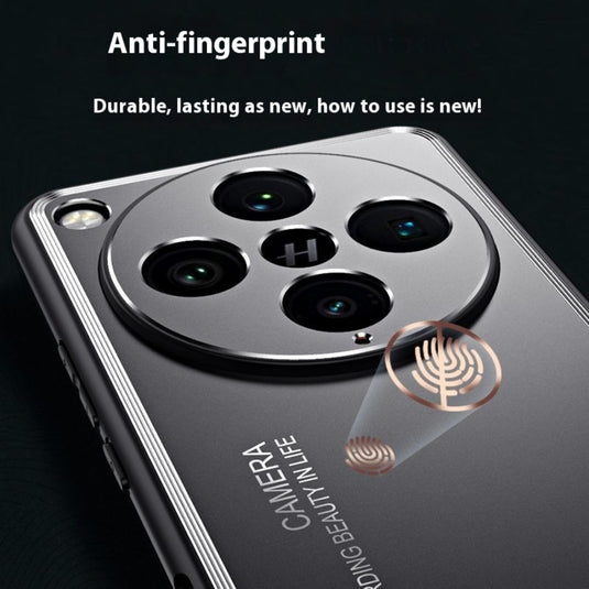 OPPO Reno12 / Pro - Metal Large Hole Lens Full Cover Soft Edge Anti Fall Case