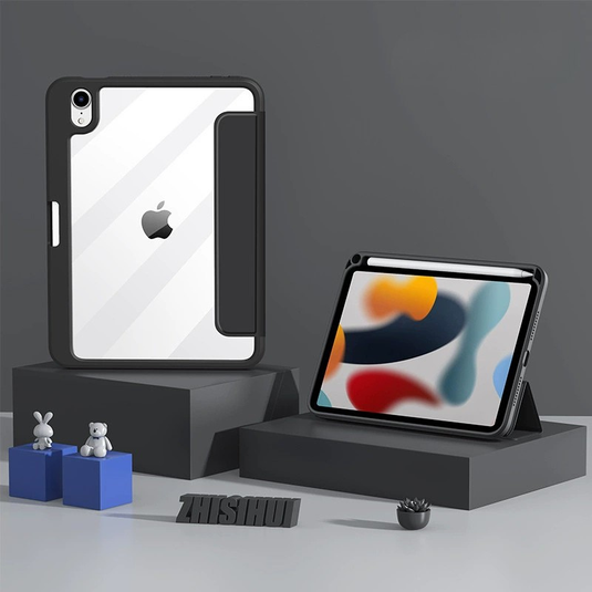 [Detachable][Buil-in Pen Slot] Apple iPad 7/8/9 10.2'' 7/8/9th Gen (2019/2020/2021) Detachable Three-fold Shockproof Leather Case - i-Station Mobile Phone & Electronic Device Repair and Accessories