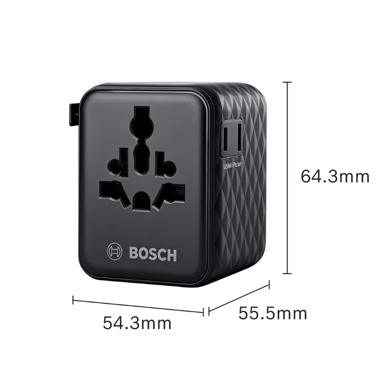 Load image into Gallery viewer, Bosch Compact Global Universal Travel Adapter Socket - i-Station Mobile Phone &amp; Electronic Device Repair and Accessories
