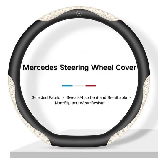 Mercedes-Benz Skin-friendly & Breathable Steering Wheel Cover For C260L, E300L, A180L, GLA/GLB, GLC, CLA