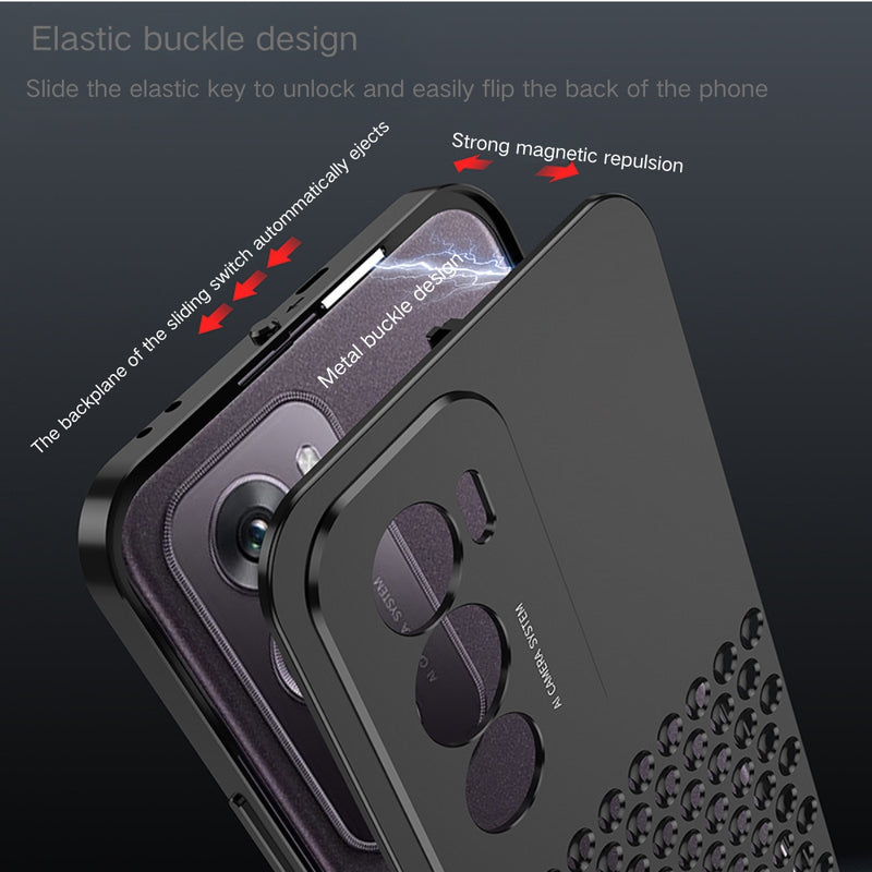 Load image into Gallery viewer, OPPO Reno12/Pro - Metal Heat Dissipation Phone Case
