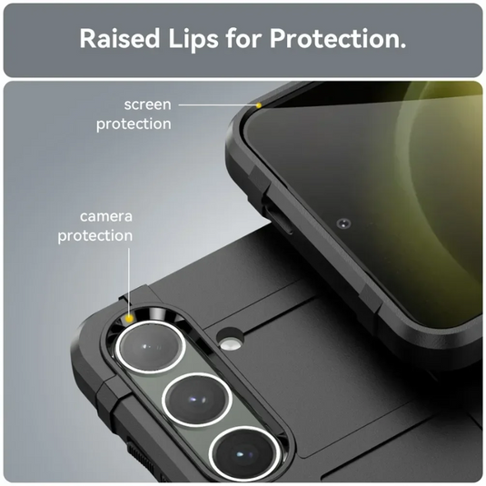 Samsung Galaxy S21 SM-G991/Ultra SM-G998/Plus SM-G996/FE SM-G990 Rugged Shield Rubber Essentials Series Case