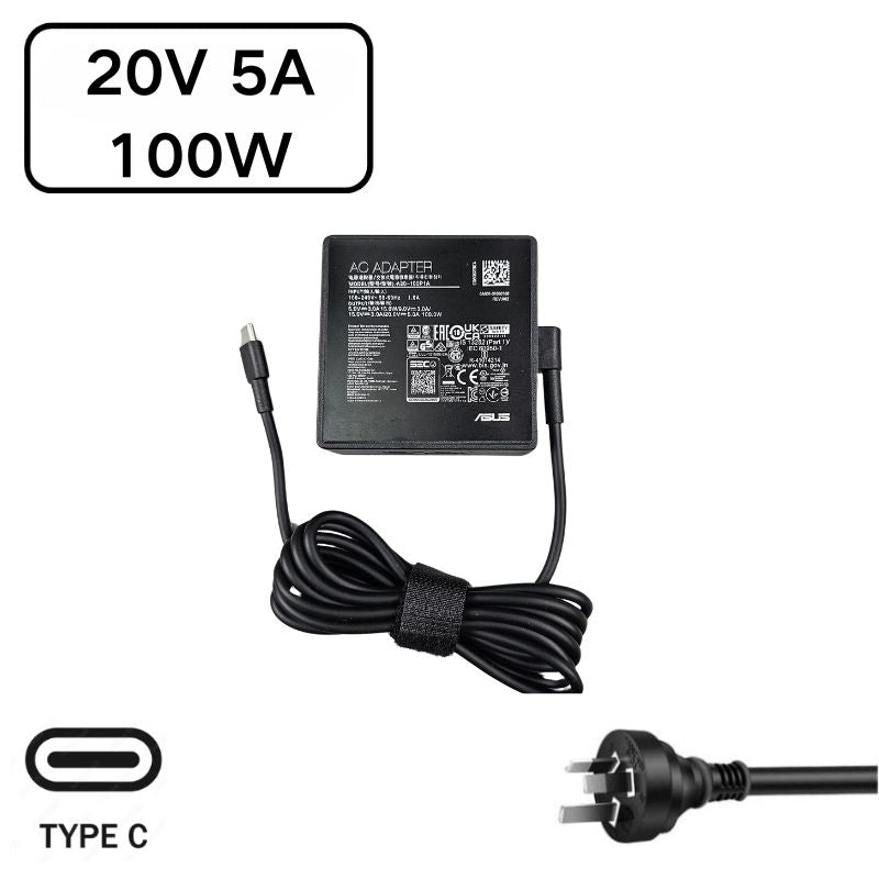 [100W][Type-C] ASUS ROG Flow X13 USB C Laptop AC Wall Super Fast Charger Travel Adapter - i-Station Mobile Phone & Electronic Device Repair and Accessories