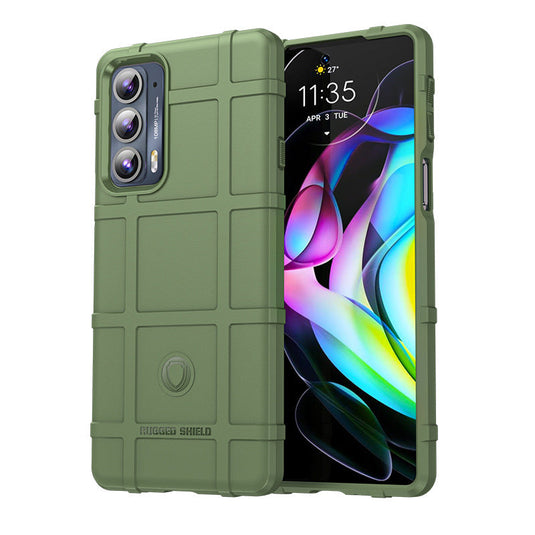 Motorola  Moto Edge 20/Edge Plus/Edge 40/Edge 40 Neo - Shield Shockproof Rugged Heavy Duty Case With 2PC 9H Glass Screen Protector