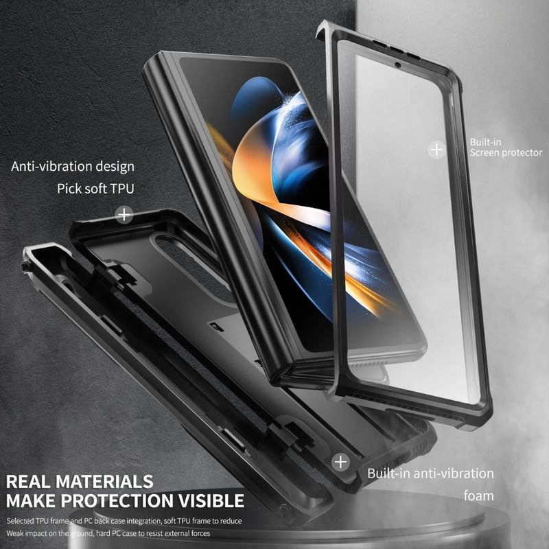 Load image into Gallery viewer, [With Pen Slot] [With Stand] Samsung Galaxy Z Fold 3(SM-F926) - 360° Full Coverage Shockproof Phone Case
