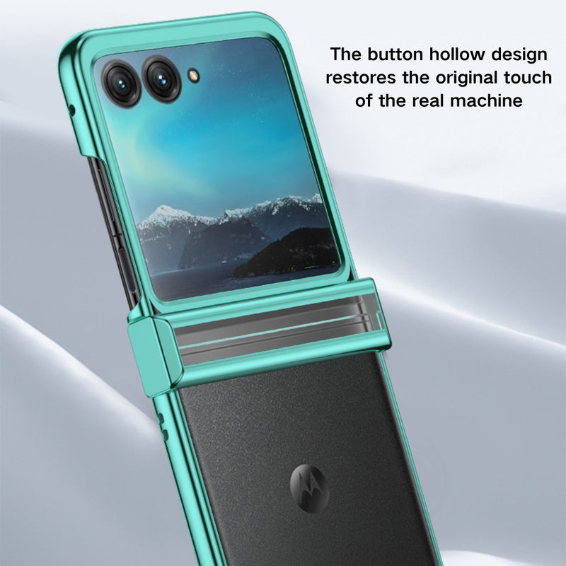 Load image into Gallery viewer, Motorola Razr 40/Ultra - Electroplated Transparent Minimalist Phone Case
