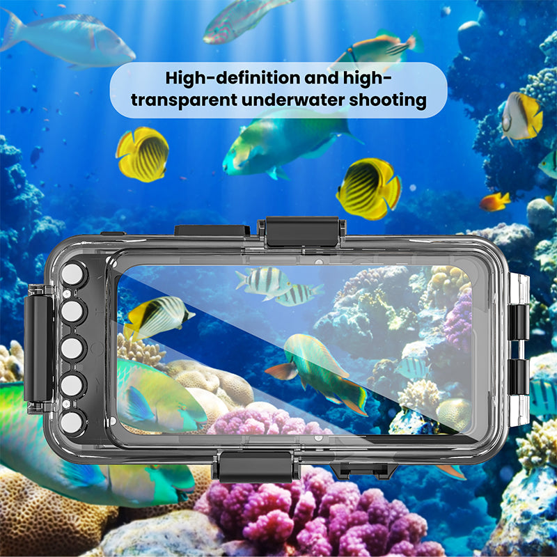 Load image into Gallery viewer, [Upgrade Version Bluetooth Version][Diving IPX8 30M/98FT Waterproof] Universal Google - Redpepper Underwater Protective Lanyard Mobile Phone Case
