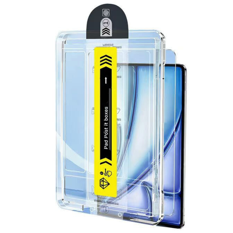 [Self-Installation Kit][HD] Apple iPad Air 13-inch M2/M3 (2024/2025) - Full Covered 9H Tempered Glass Screen Protective Protector - i-Station Mobile Phone & Electronic Device Repair and Accessories