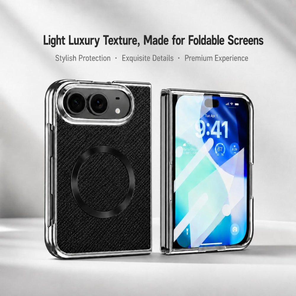Apple iPhone Duo - Glitter Powder Magnetic Integrated Film Phone Case - Polar Tech Australia