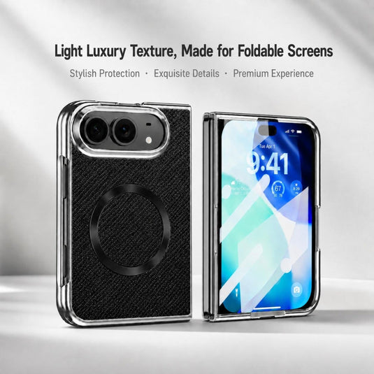 Apple iPhone Duo - Glitter Powder Magnetic Integrated Film Phone Case - Polar Tech Australia