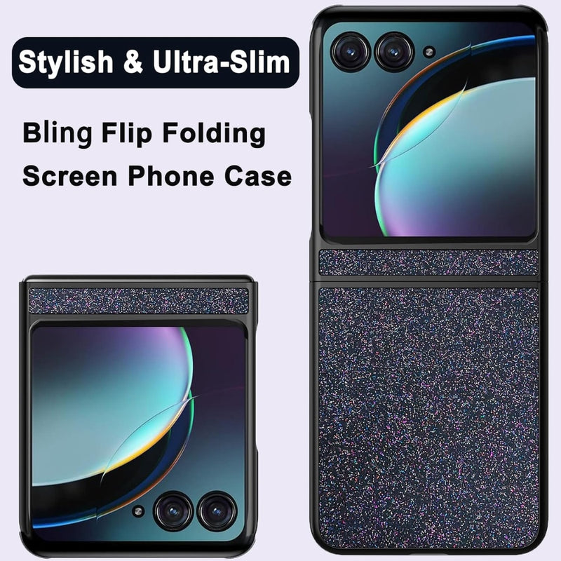 Load image into Gallery viewer, Motorola Razr 50/Ultra - Glitter Sparkly Silicone Full Coverage Shockproof Phone Case
