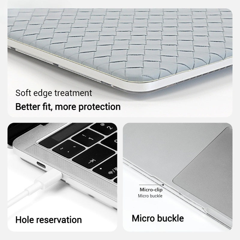 Apple MacBook Air 13" (A2179 & A2337) - Woven Texture Shockproof Soft Case - i-Station Mobile Phone & Electronic Device Repair and Accessories