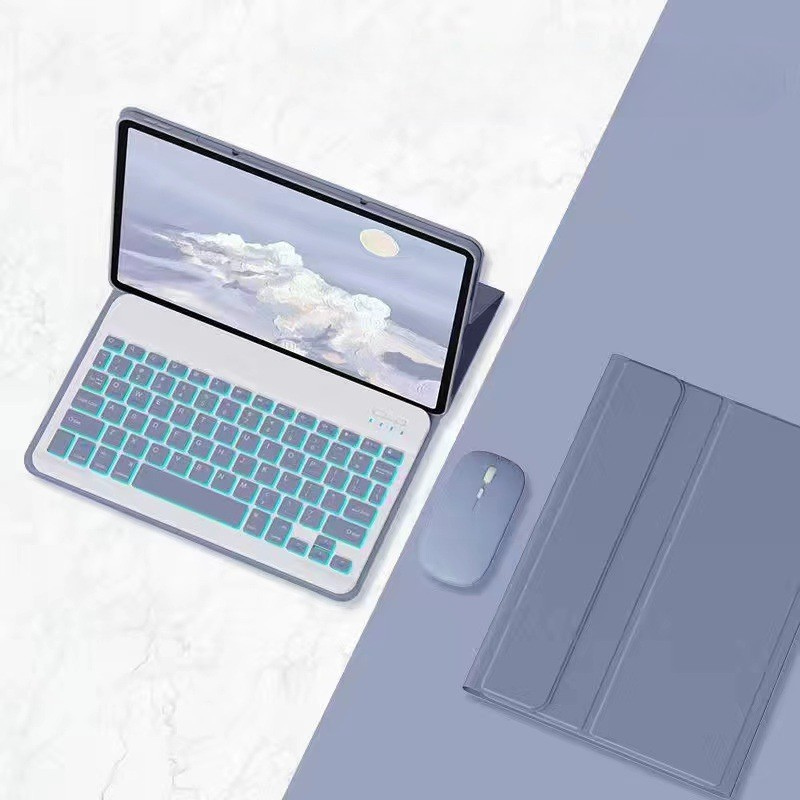 Load image into Gallery viewer, [With Backlight] Xiaomi Redmi Pad 10.61’’ 2022 Flip-cover Bluetooth Touchpad Keyboard Case
