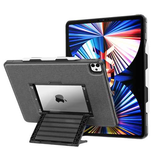 [Built-in Stand][With Pen Slot] Apple iPad Air 4/5 10.9'' 4/5th Gen (2020/2022) Acrylic Floating Stand Shockproof Protective Case