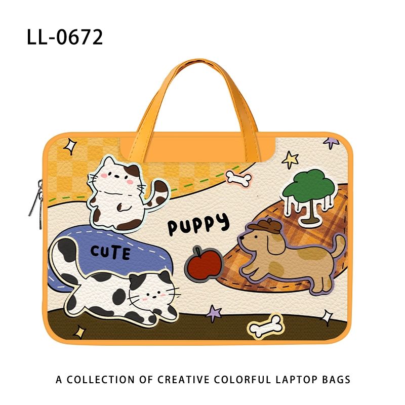 Load image into Gallery viewer, Apple MacBook Air 13.3″ (2020–2023) Multifunctional Cartoon Soft Shockproof Laptop Bag
