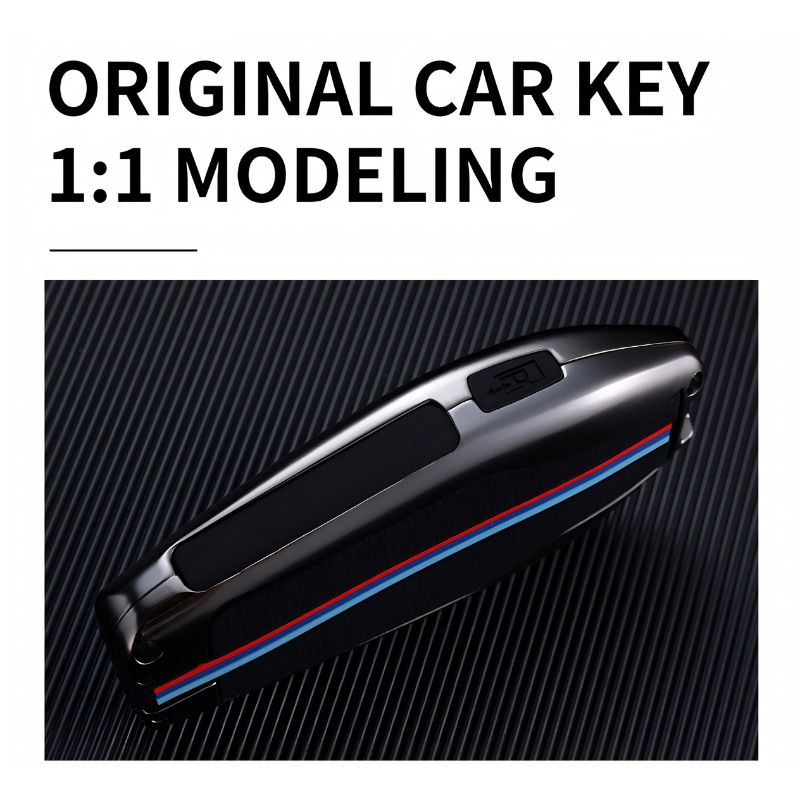 Load image into Gallery viewer, BMW Metal Shell &amp; Soft Silicone Full Protection Car Key Fob Case Cover For 5, 6, 7 Series, X3, X5, X6, X7 - i-Station Mobile Phone &amp; Electronic Device Repair and Accessories
